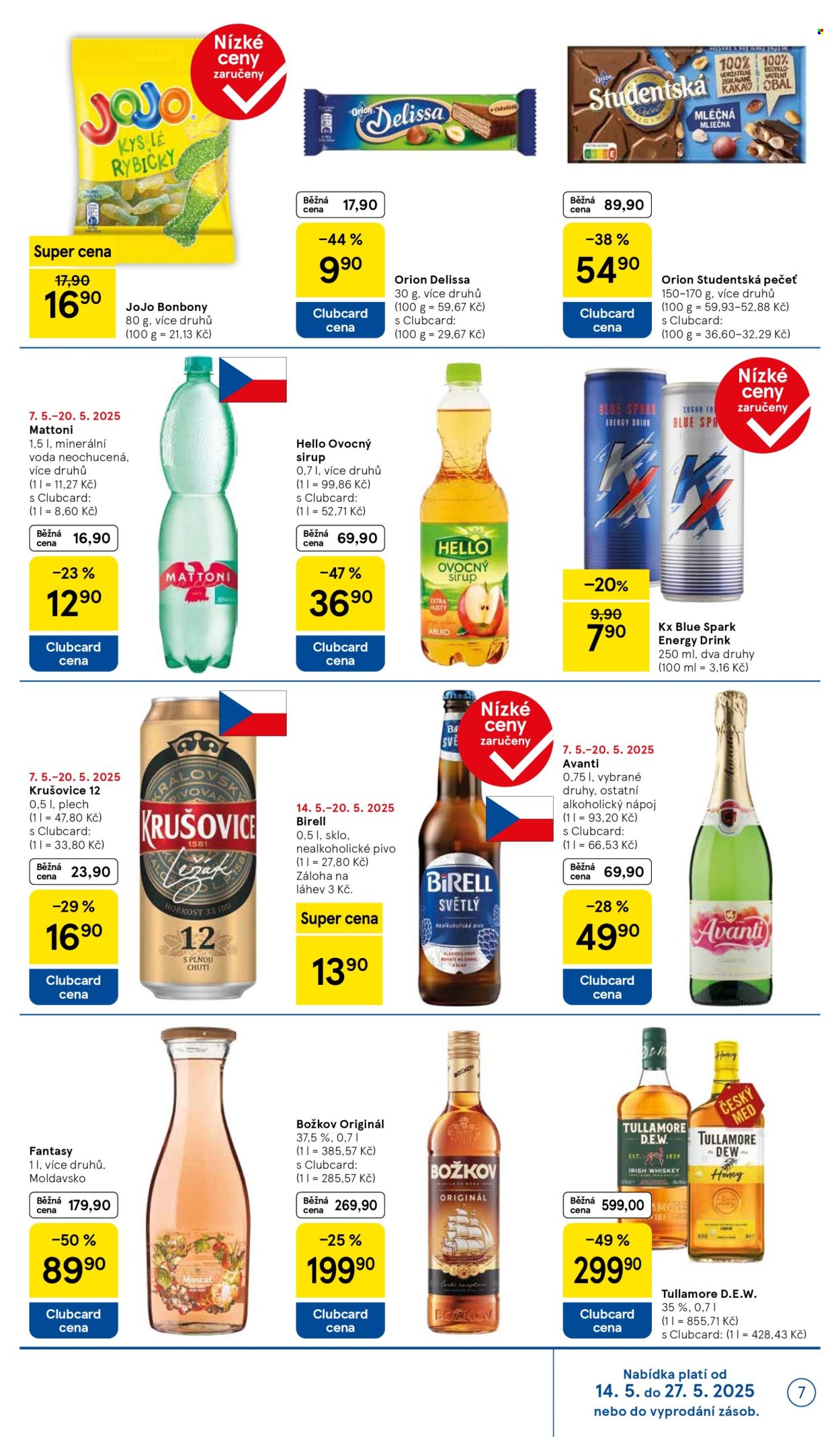 Leták TESCO supermarket - 14.5.2025 - 20.5.2025. Strana 1