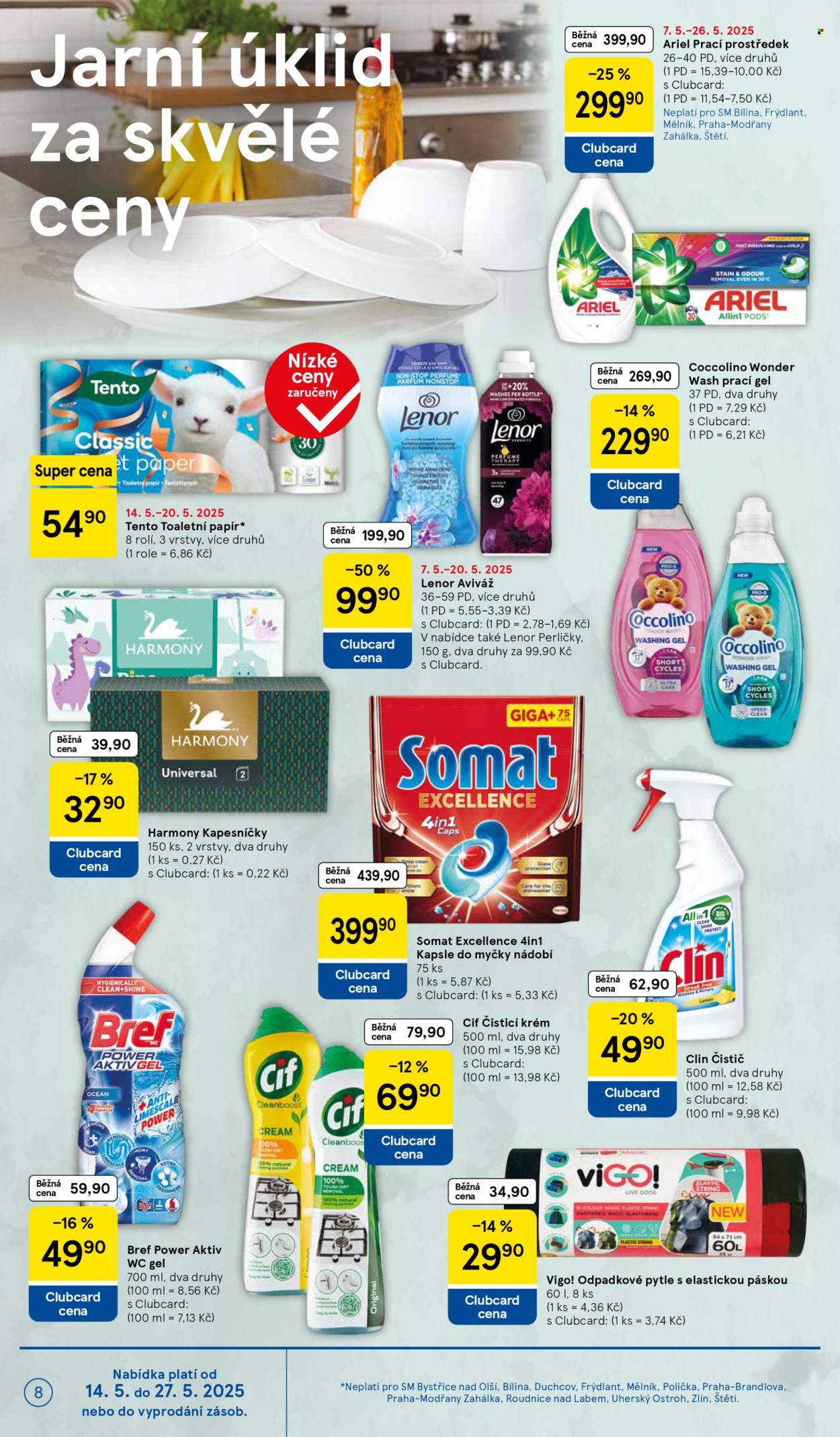 Leták TESCO supermarket - 14.5.2025 - 20.5.2025. Strana 1