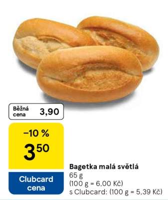 Bagetka malá světlá