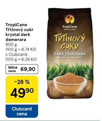 TropiCane Třtinový cukr krystal dark demerara