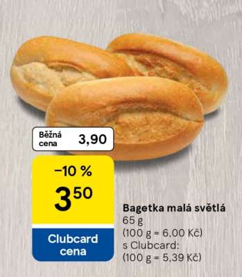 Bagetka malá světlá