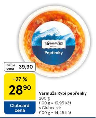 VARMUŽA Rybí pepřenky