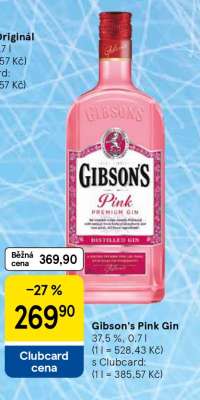Gibson‘s PINK GIN
