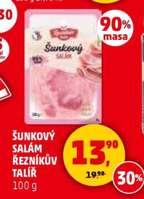 ŠUNKOVÝ SALÁM ŘEZNÍKŮV TALÍŘ