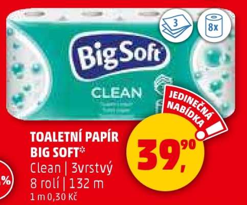 TOALETNÍ PAPÍR BIG SOFT*
