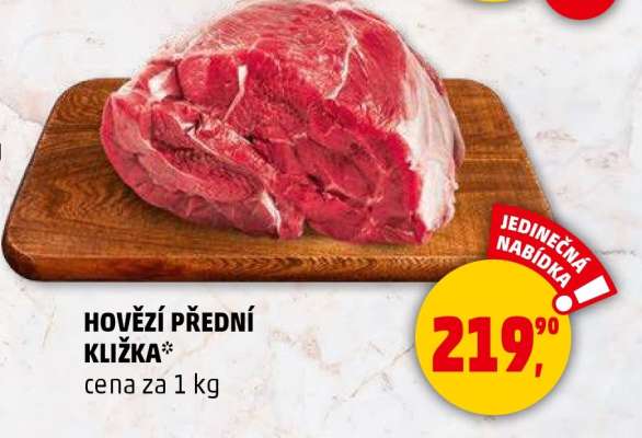 HOVĚZÍ PŘEDNÍ KLIŽKA*