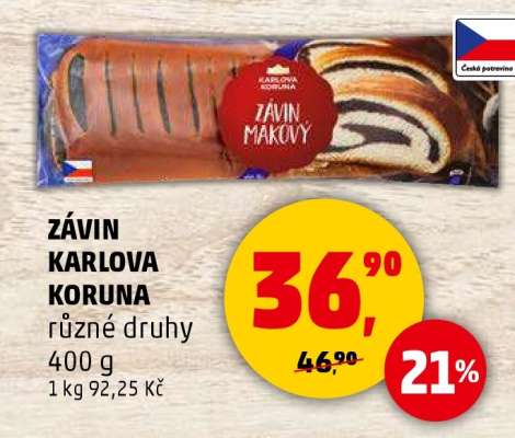 ZÁVIN KARLOVA KORUNA