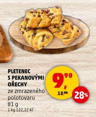 Pletenec s pekanovými ořechy