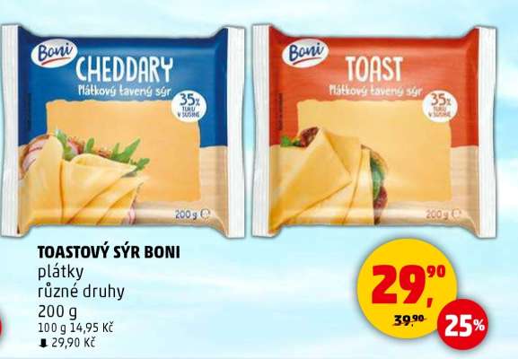 TOASTOVÝ SÝR BONI
