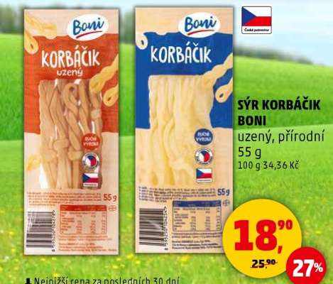SÝR KORBÁČIK BONI