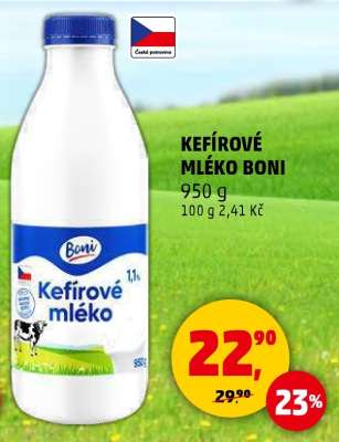 KEFÍROVÉ MLÉKO BONI