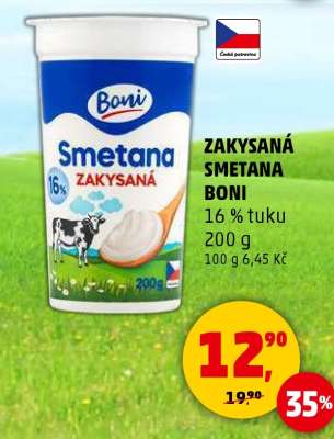 ZAKYSANÁ SMETANA BONI