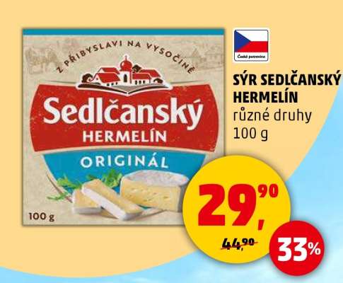 SÝR SEDLČANSKÝ HERMELÍN