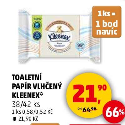 TOALETNÍ PAPÍR VLHČENÝ KLEENEX