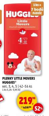 Plenky Little Movers Huggies