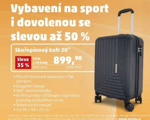 Skořepinový kufr 20"