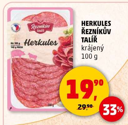 HERKULES ŘEZNÍKŮV TALÍŘ