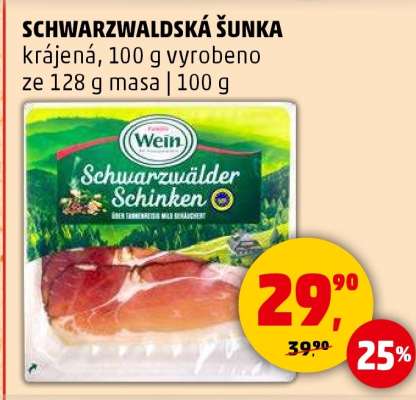 SCHWARZWALDSKÁ ŠUNKA