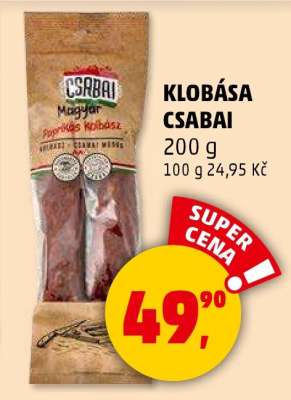 Klobása Csabai
