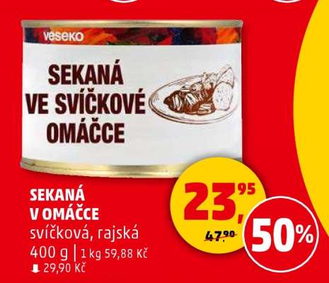 SEKANÁ V OMÁČCE*
