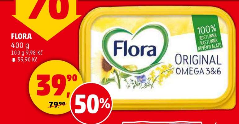 Flora Original Omega 3&6