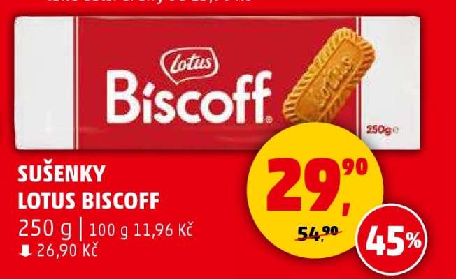 SUŠENKY LOTUS BISCOFF