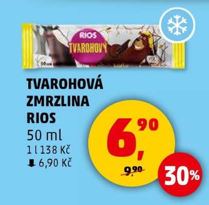 TVAROHOVÁ ZMRZLINA RIOS