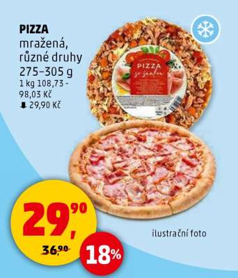 PIZZA mražená různé druhy