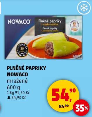 Plněné papriky Nowaco