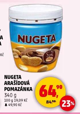 NUGETA Arašídová pomazánka