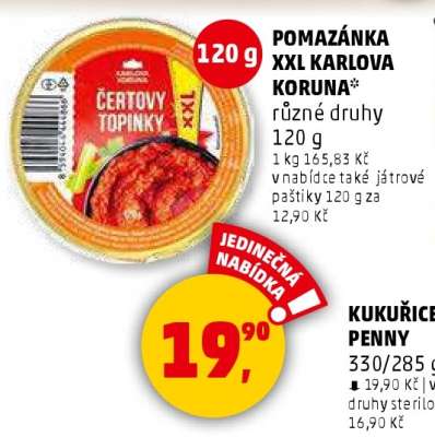 POMAZÁNKA XXL KARLOVA KORUNA*