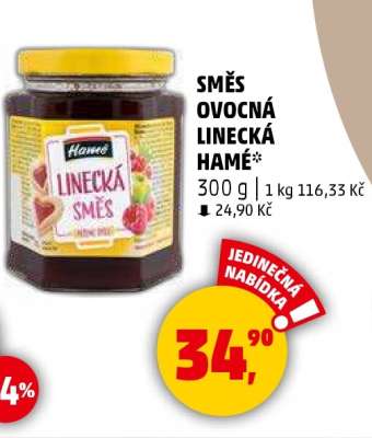 SMĚS OVOCNÁ LINECKÁ HAMÉ