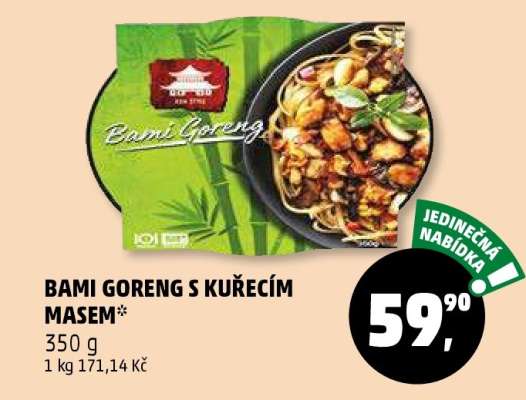 Bami Goreng s kuřecím masem