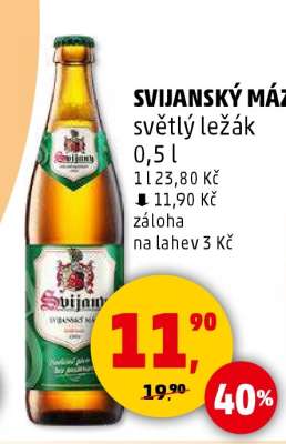 Svijanský Máz světlý ležák