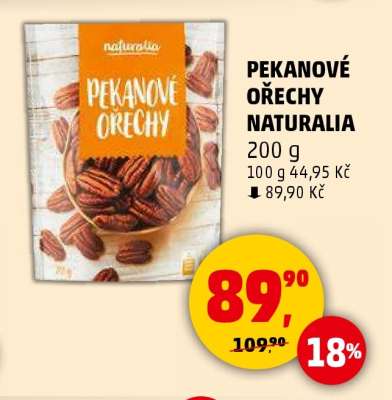 PEKANOVÉ OŘECHY NATURALIA