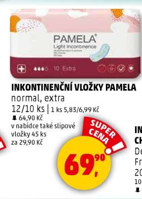 INKONTINENČNÍ VLOŽKY PAMELA