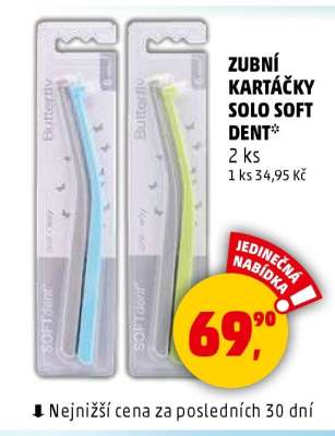 Zubní kartáčky Solo Soft Dent