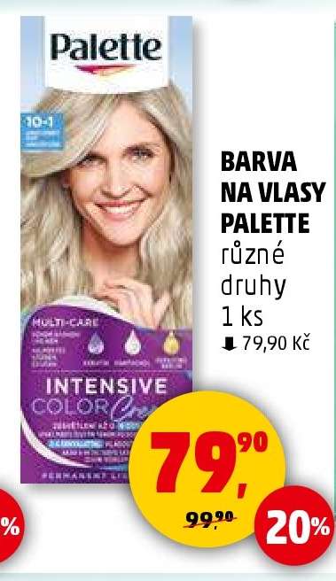 BARVA NA VLASY PALETTE