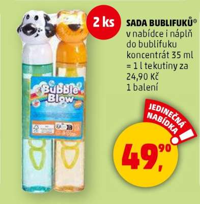 Sada bublifuků