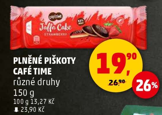 Plněné piškoty Café Time