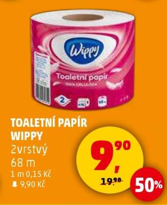 TOALETNÍ PAPÍR WIPPY*