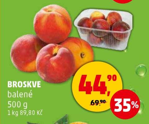 Broskve balené