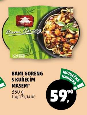 Bami Goreng s kuřecím masem