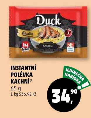Instantní polévka kachní