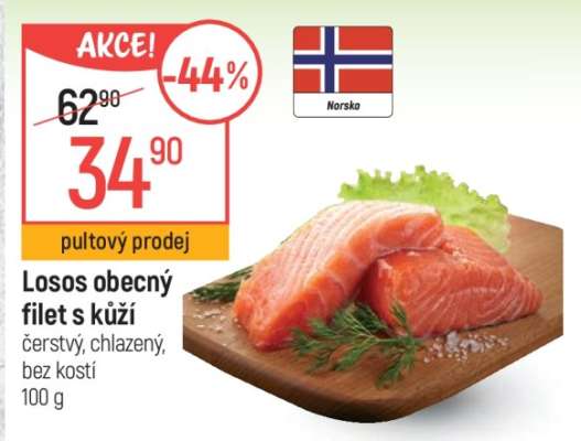 Losos obecný filet s kůží