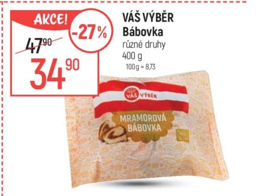 VÁŠ VÝBĚR Bábovka