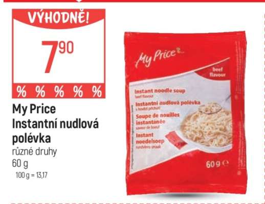 My Price Instantní nudlová polévka
