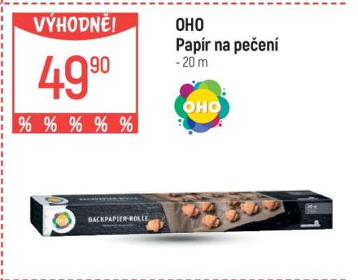 OHO Papír na pečení