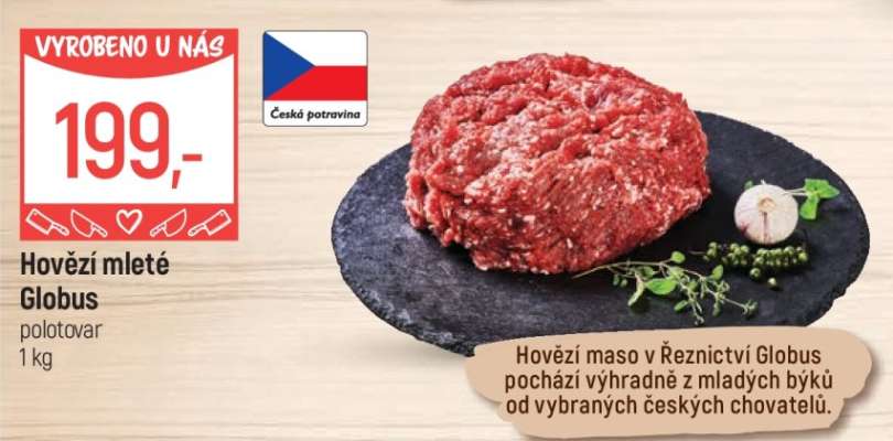 Hovězí mleté Globus