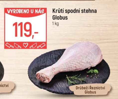 Krůtí spodní stehna Globus
